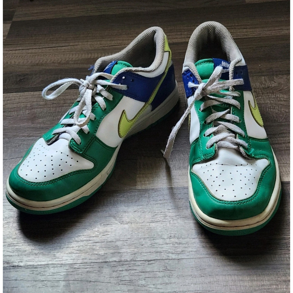 Nike Green and Blue Athletic Shoes